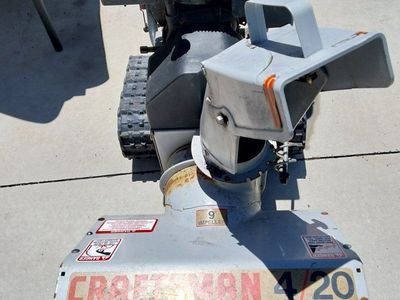 Non running Craftsman snow blower