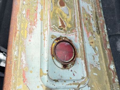 1940s vintage Chevrolet tailgate