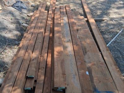 Treated lumber