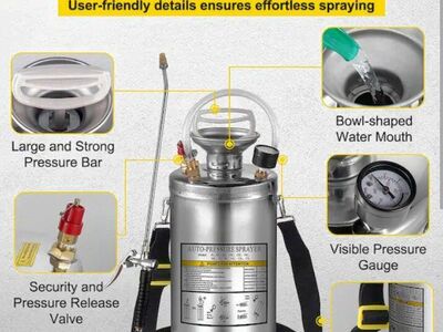 New stainless auto pressure sprayer