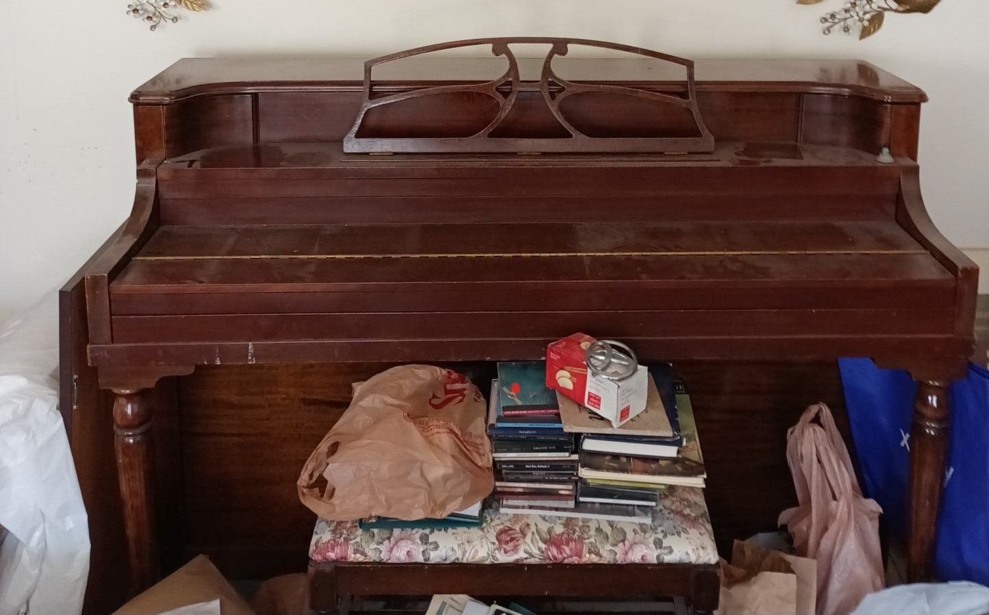 Free piano and bench