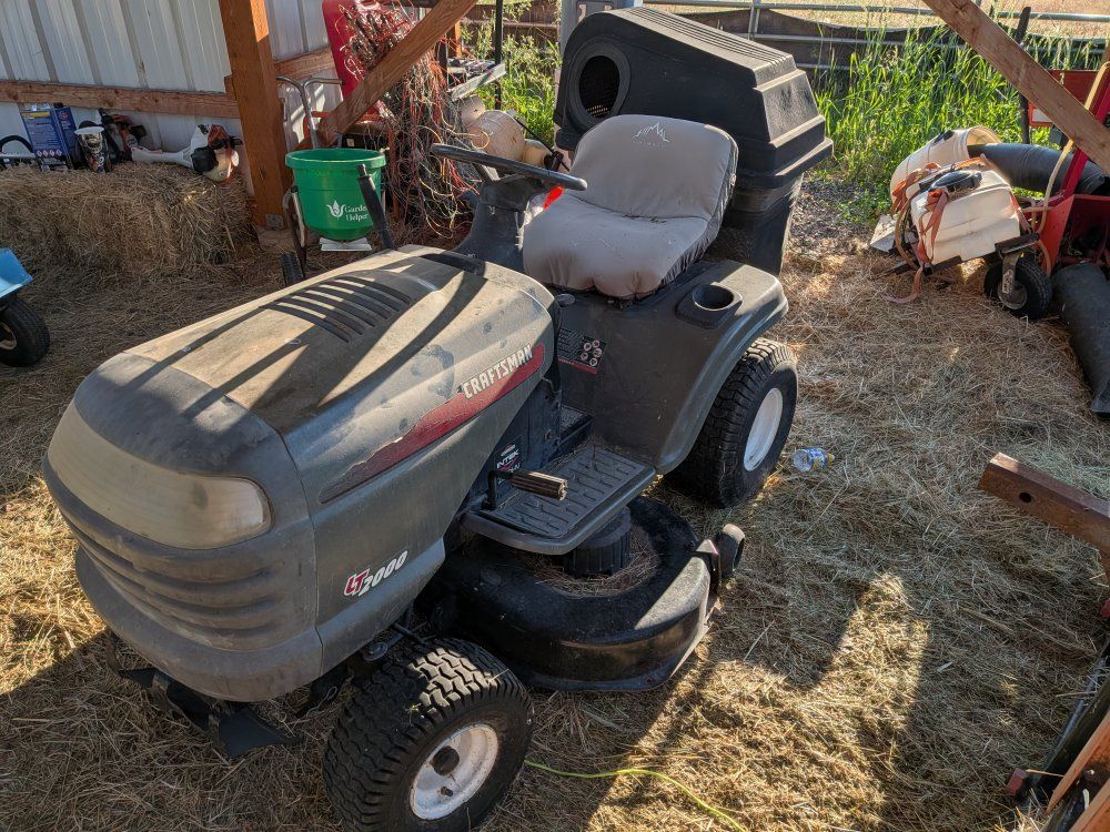 craftsman riding mower