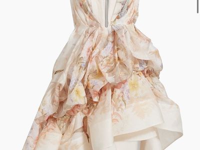 Zimmermann Illuminate Draped Minidress Size Medium