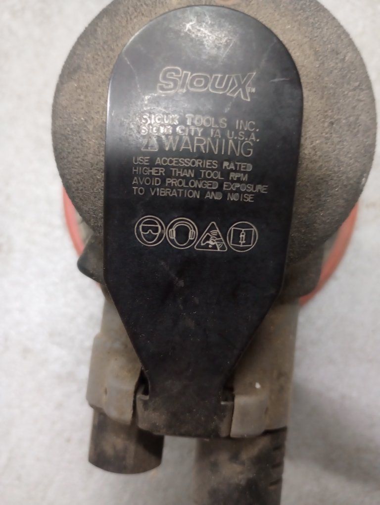 Sioux Tools 890HP Pneumatic Random Orbital Sander 12,000 RPM 90 PSI Max