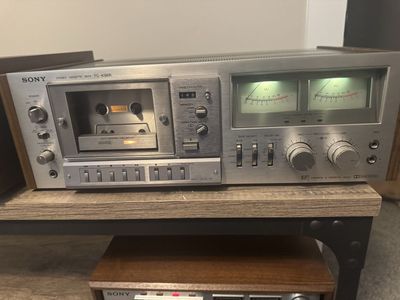 Sony TC-K96R Stereo Cassette Deck - Vintage Auto Reverse, Dolby NR, Ferrite Head