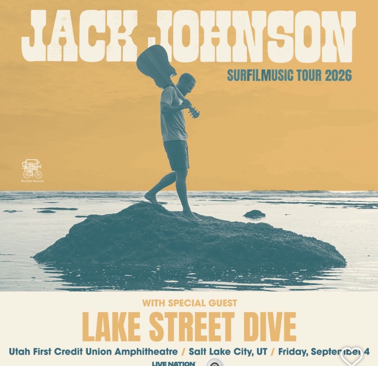Jack Johnson & Lake Street Dive - VIP BOX SEATS at UFCU Concert