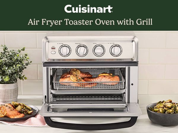 Cuisinart Air Fryer Toaster Oven with Grill - TOA-70NAS - Non-Toxic