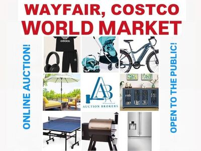WAYFAIR WORLD MARKET COSTCO Liquidation ONLINE AUCTION! Mon & Thurs 7pm!