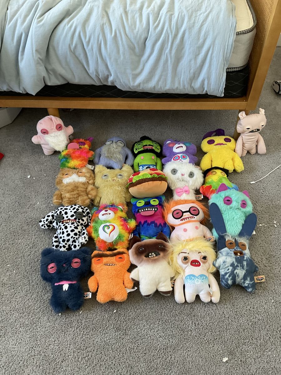 Fuggles Plush Toys Lot - Assorted Ugly Dolls Monsters Stuffed Animals