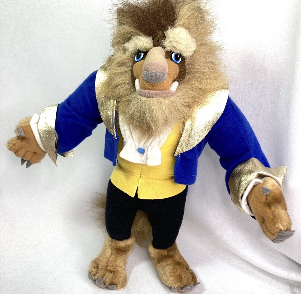 Vintage Disney Beauty and The Beast Plush Original 14" Plush Animal from 1992