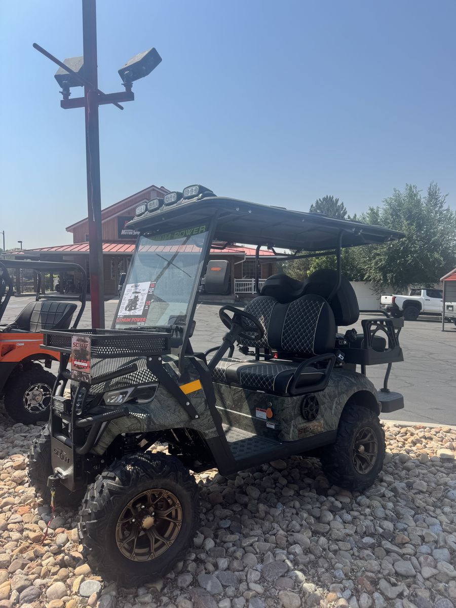 NEW Scout 48V Lithium 4-Passenger Lifted Golf Cart | 60-Mile Range | $10,999