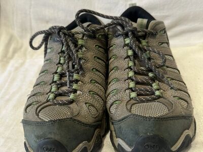 Oboz Women’s Size 10 Gray/green Hiking Shoes