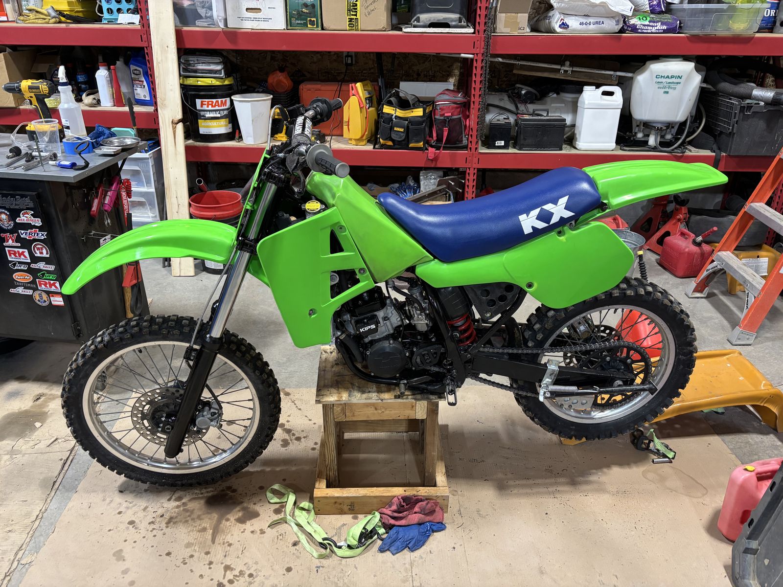 1987 KX125, Restored Vintage MX