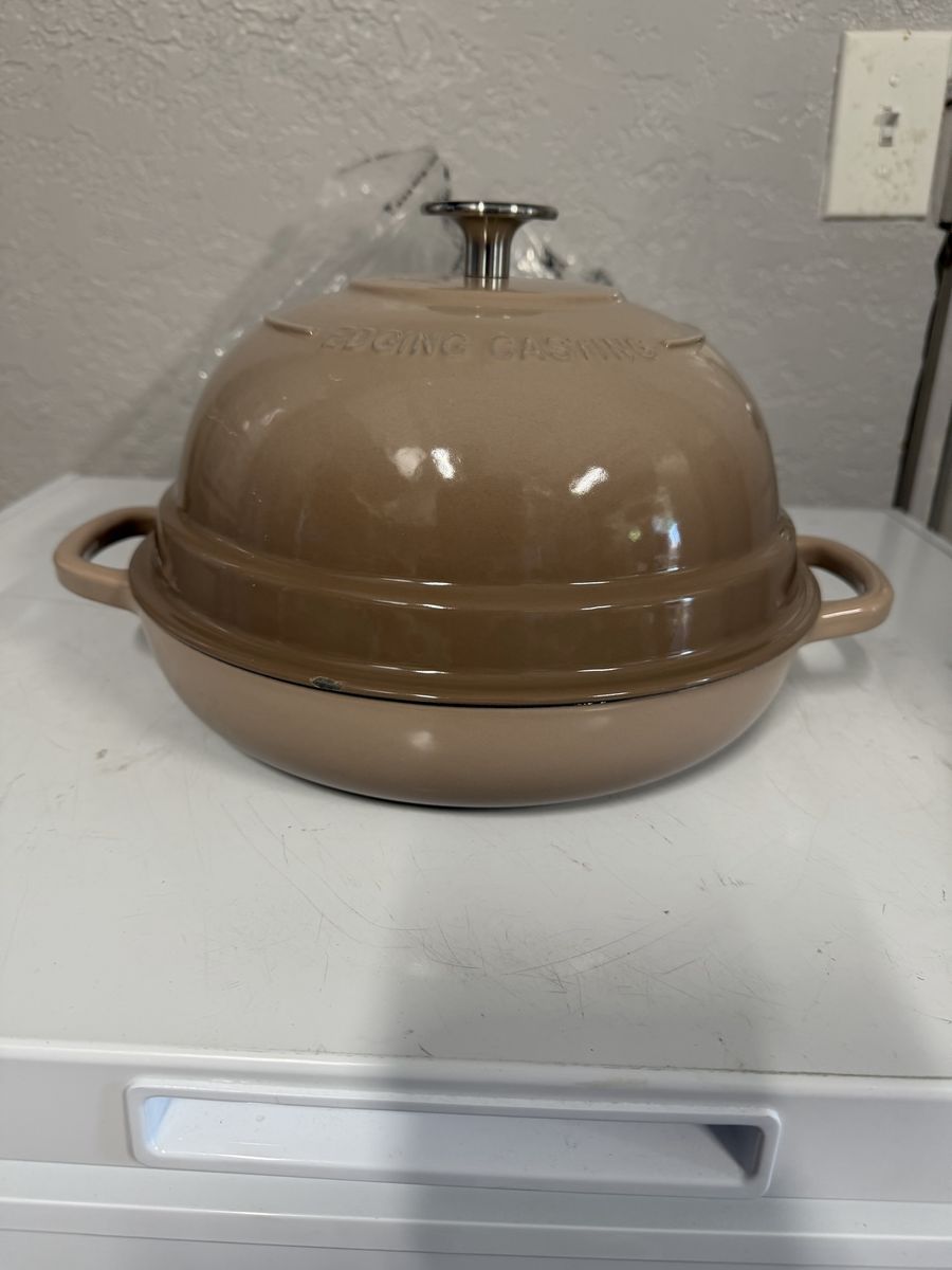Brand New 6 QT Enameled Cast Iron Bread Oven – Mocha