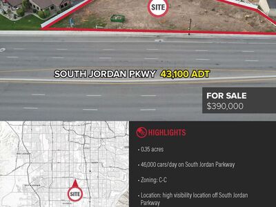.35 AC Retail Land on South Jordan Pkwy