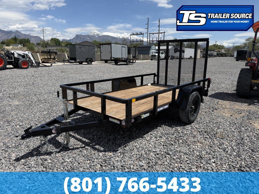 5x10 Sure-Trac Tube Top Utility Trailer - 3.5K GVWR - Ramp Gate