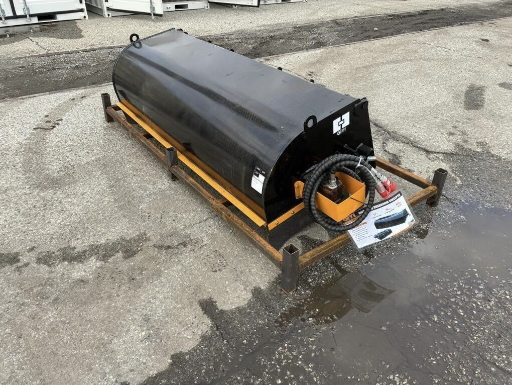 GIYI 72” Skid Steer Box Broom / Sweeper