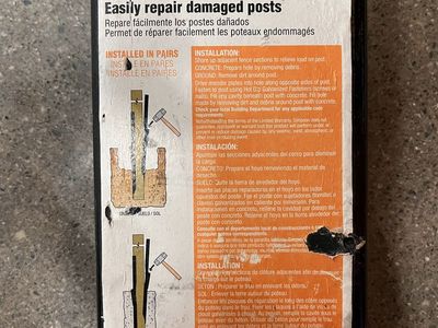 Simpson Strong-Tie E-Z Mender Fence Post Repair Stake for Damaged Posts