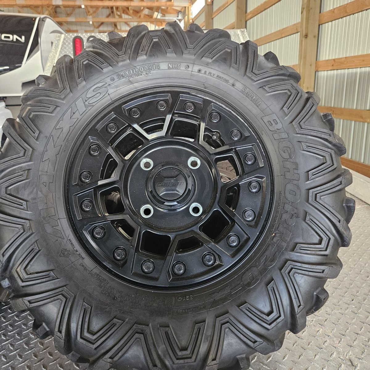 Can-Am OEM 14" Beadlock wheels & tires