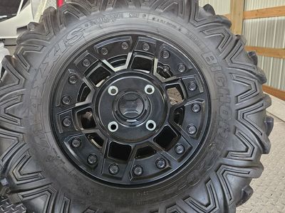 Can-Am OEM 14" Beadlock wheels & tires