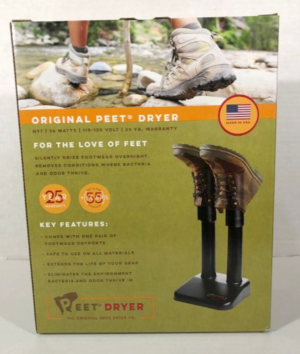 PEET Original Dryer (M97) Shoe and Boot Electric Dryer Black- NIB