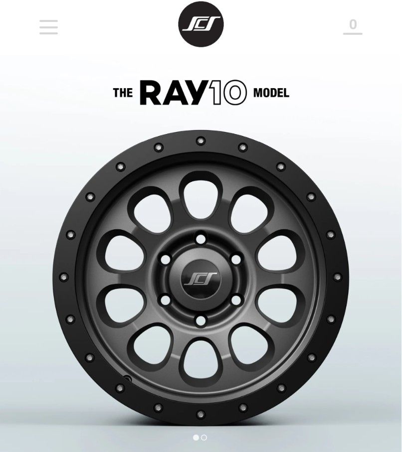 SCS RAY 10 matte gunmetal. New in box. Never mounted