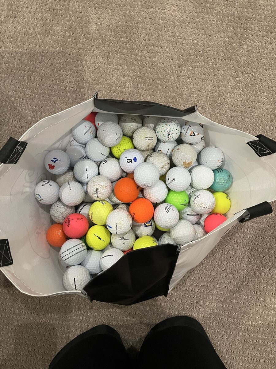 Golf balls $2 a ball.