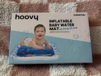 Hoovy Inflatable Baby Water Mat Tummy Time Activity 6 Months+