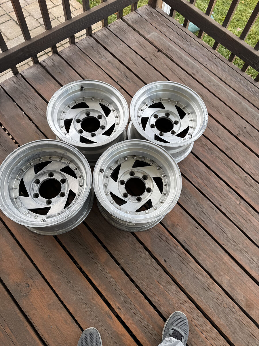 Vintage American Racing “Saw Blade” Wheels – 15x8