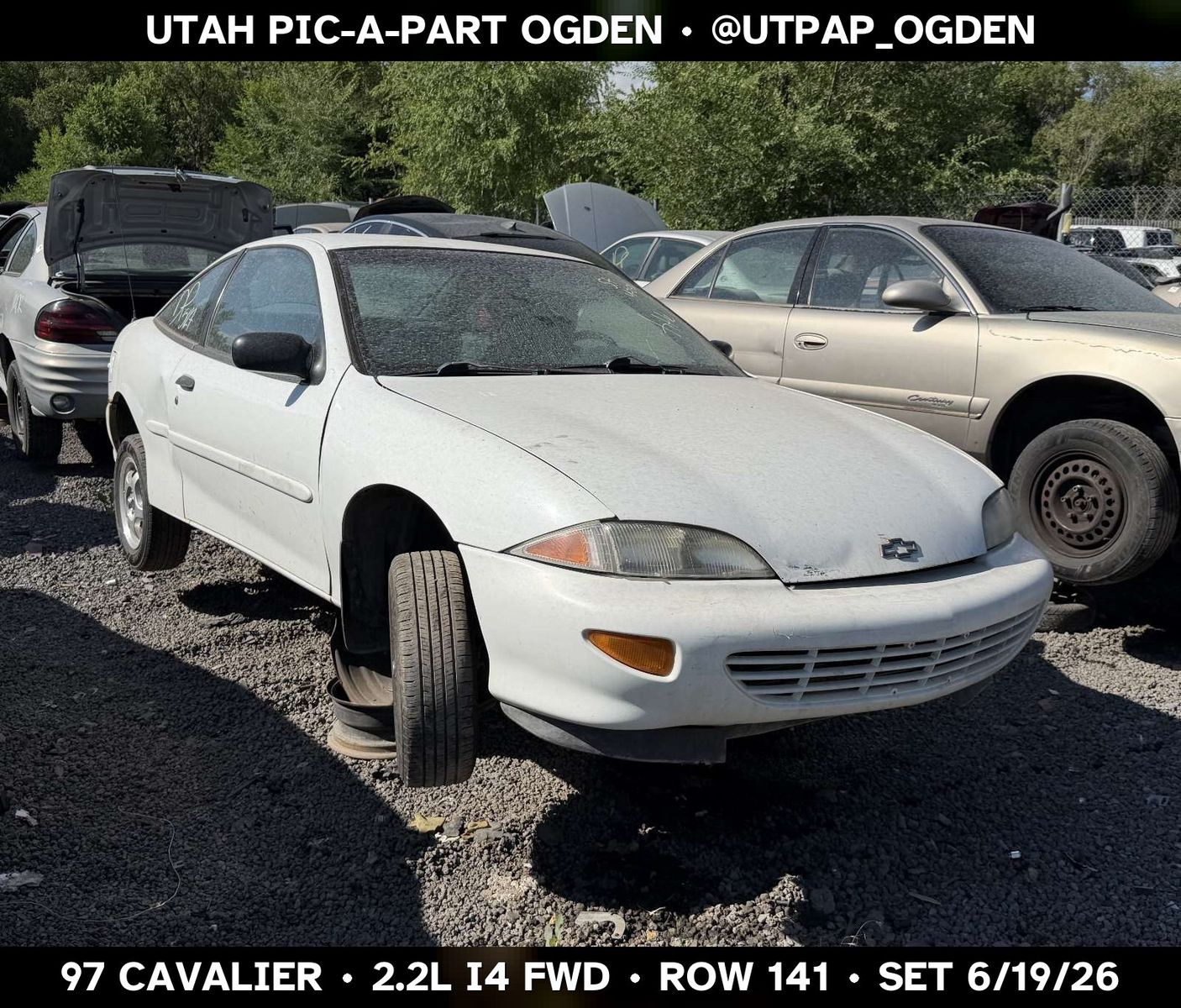 1997 Chevrolet Cavalier Parts - UTPAP Ogden