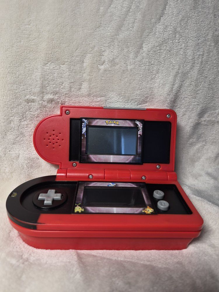 Nintendo Pokemon Pikachu Poke Ball Electronic Handheld Game Red - Works!