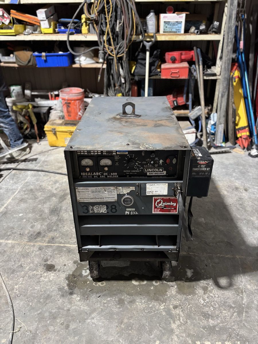 Lincoln Idealarc DC-600 600 Amp Industrial Arc Welder 440V 3 Phase