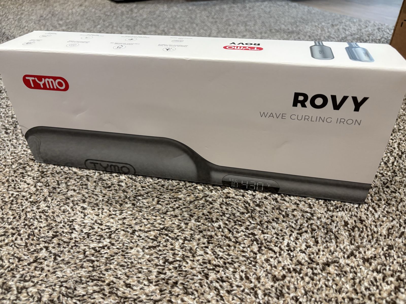 TYMO Rovy Wave Curling Iron - New in Box - Hair Styling Tool