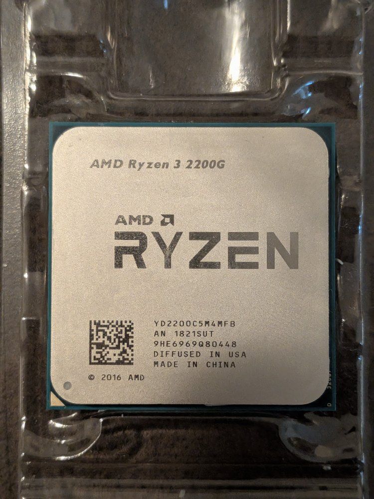 AMD Ryzen 3 2200G CPU Processor with Wraith Cooler