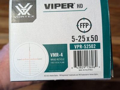 Vortex Viper HD 5-25x50 rifle scope