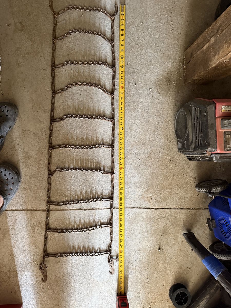 ATV or lawn tractor tire chains