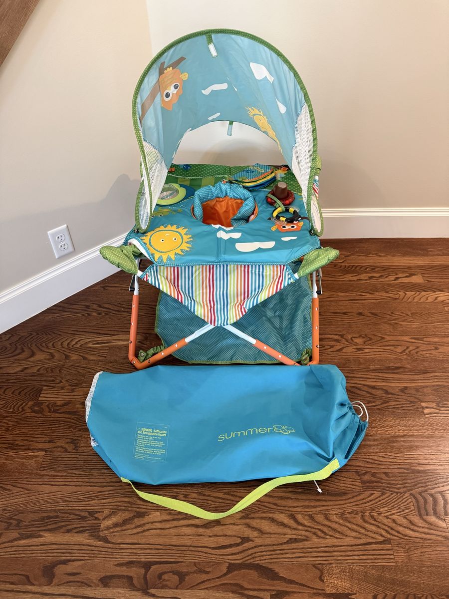 Portable Activity Baby Jumper W/ Removable Canopy