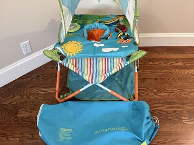 Portable Activity Baby Jumper W/ Removable Canopy