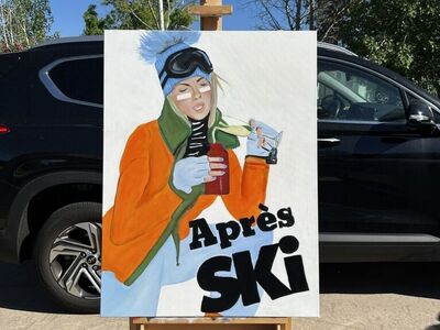 Original Pre-Ski 30 X 40 1200 Reproductions 60 Up