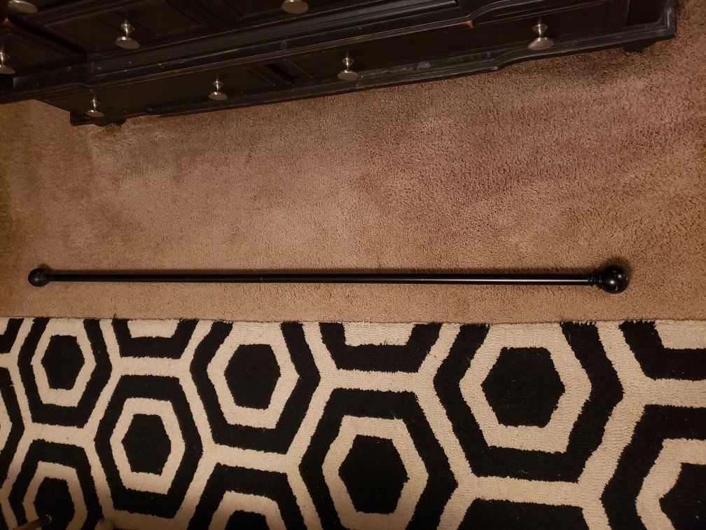 60"-89.5" 3pc Curtain Rod
