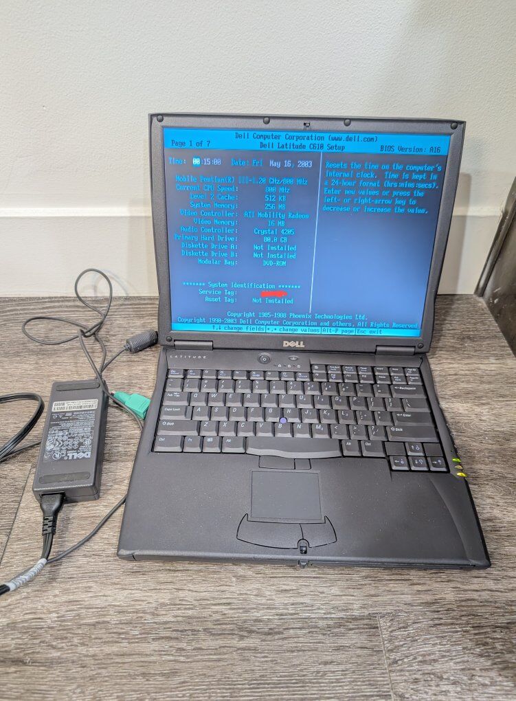 Dell Latitude C610 Vintage Laptop - Very New!
