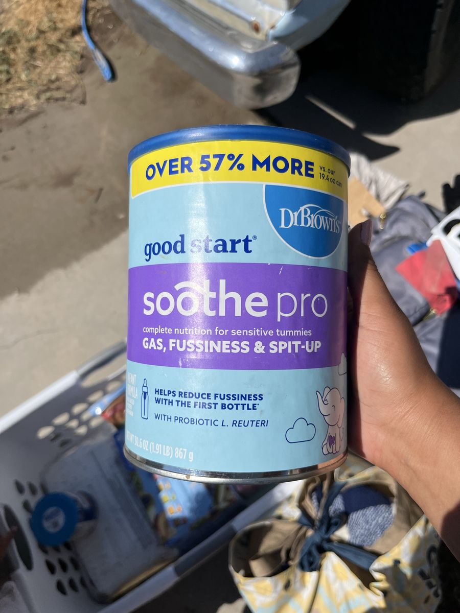 FREE Dr. Brown's Good Start Soothe Pro Infant Formula 30.6 oz & Gerber Baby Food Variety Pack FREE