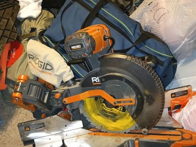 Rigid 12-in dual bevel sliding miter saw