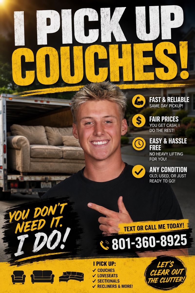 Couch pickup!