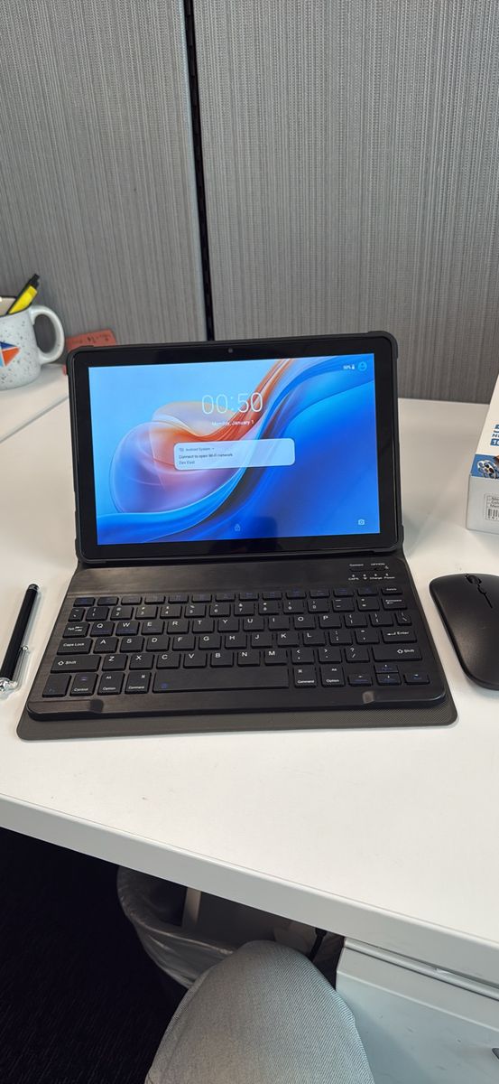 Nodizz 10.1 Inch Android Tablet with Keyboard, Mouse, and Stylus Bundle