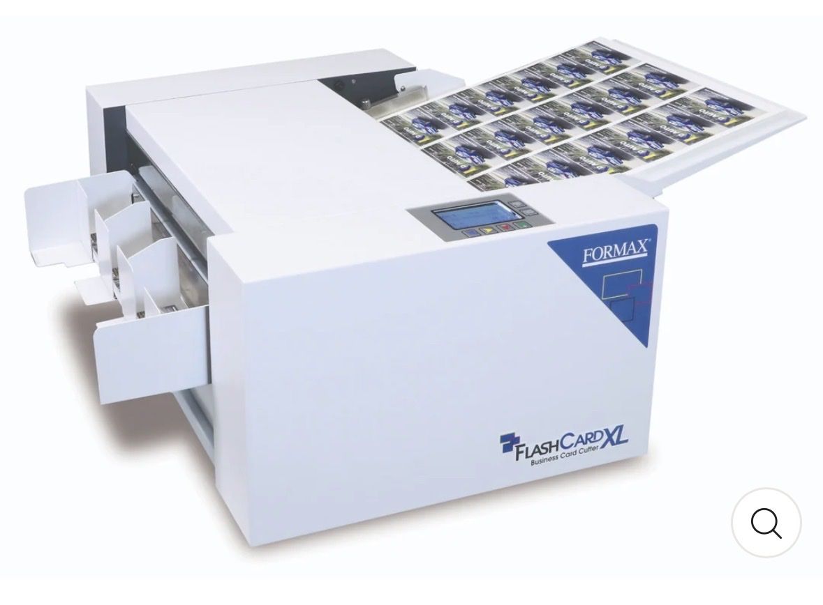Formax FlashCard XL Business Card Cutter - Automatic Office Document Finishing Machine