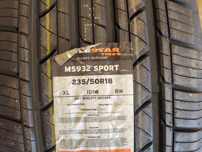 235/50r18 milestar ms932 sport