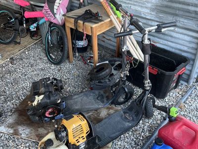 2x Gas Powered Scooters