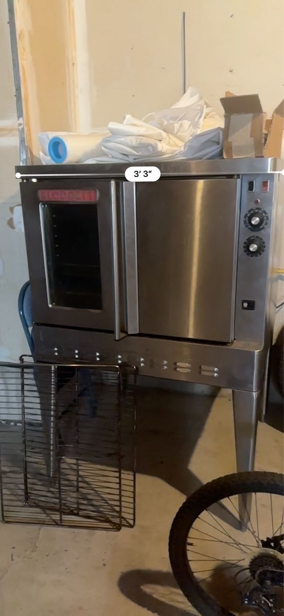 Blodgett Commercial Stainless Steel Convection Oven with Stand and Wire Racks