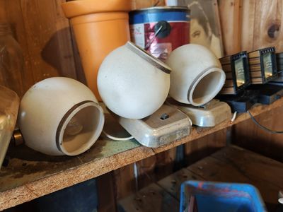 1970s custom van interior lamps